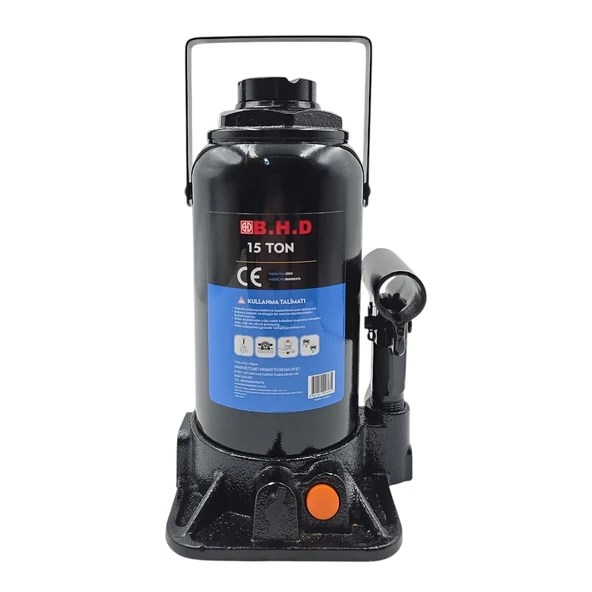 Fixonic B.H.D BHD00373 15 Ton 225x425mm Hidrolik Şişe Kriko - Resim 2