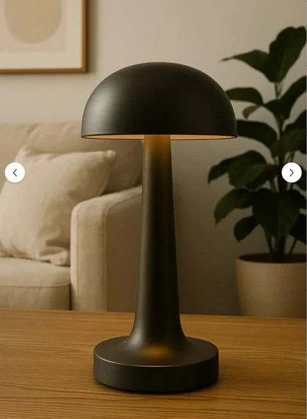 CATA CT 8428 Lizbon Siyah Kasa Antik Şarjlı Masa Lambası - 3