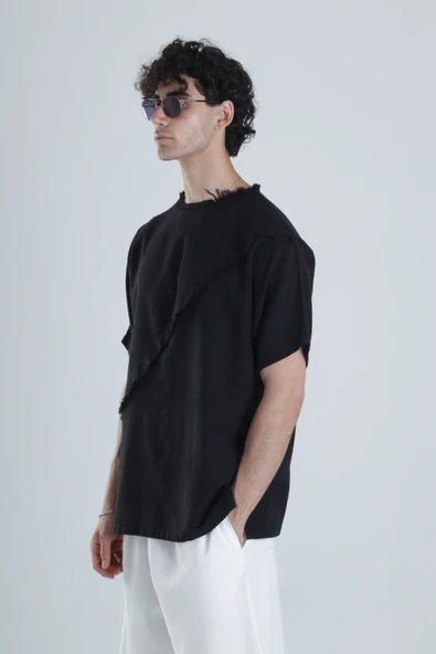 Tasarım Siyah T-Shirt - 3