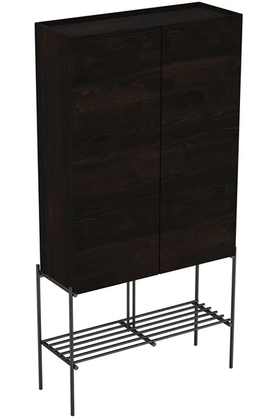 Vitra Equal Boy Dolabı, 70 cm, Karaağaç, Metal Ayaklı  66531 ürün görseli