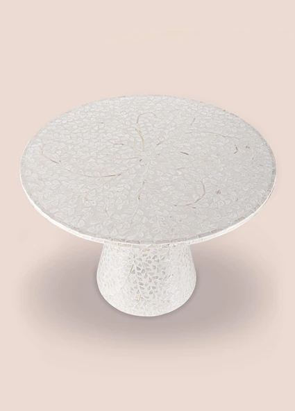 The Mia Sedef Tabure Yan Sehpa 66x50 cm TLC0116 - Resim 8