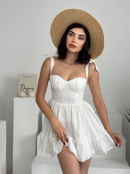 Monika Omuz Bağlamalı Elbise ürün görseli