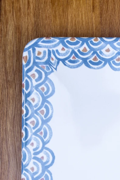 Wave Kare Servis Tabağı 25 Cm - Resim 2