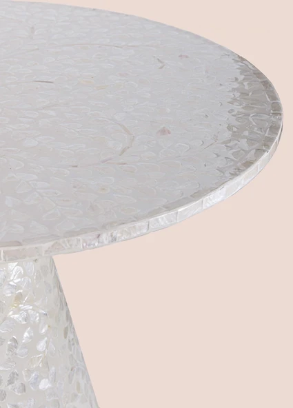 The Mia Sedef Tabure Yan Sehpa 66x50 cm TLC0116 - Resim 4