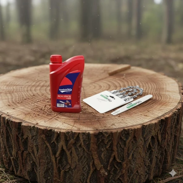 Echo 2511 TES Testere Kılavuzu,1 Lt Yağ Ve Zincir ürün görseli