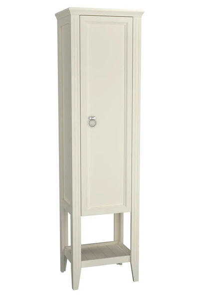 Vitra Valarte Boy Dolabı Krom Kulplu, 55 cm, Mat Fildişi (Sağ) 62245 ürün görseli 1