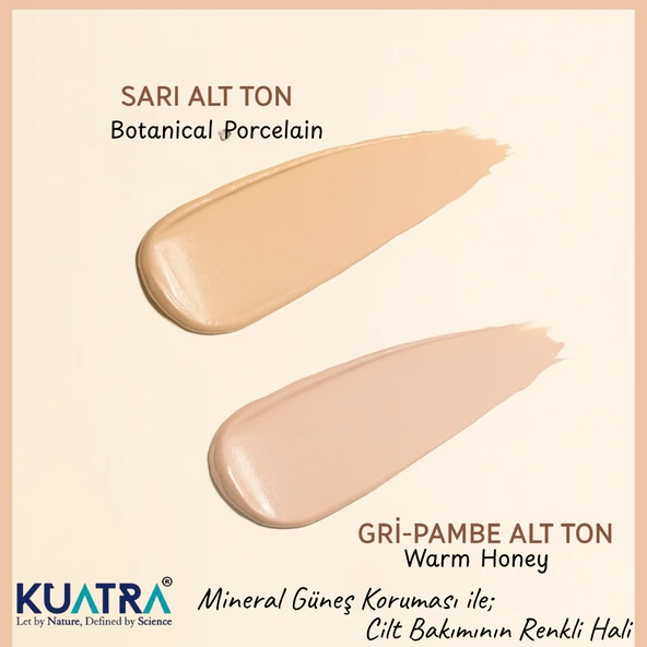 Kuatra Botanical Porcelain Natural-Mineral Stick Concealer & BB | SPF 50+ PA++++ | Çok Amaçlı Nemlendirici, Leke Karşıtı, Vitamin C, Renkli Bakım - 2