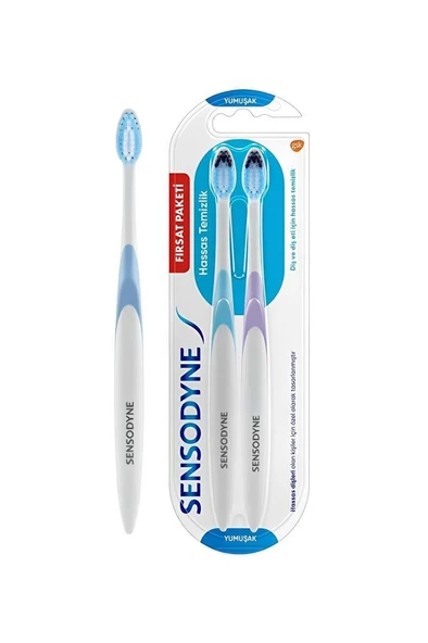 Sensodyne Hassas Temizlik Diş Fırçası 2li Fırsat Paketi