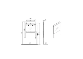 Vitra Equal Aydınlatmalı Ayna, 80 cm, 64105 - 2