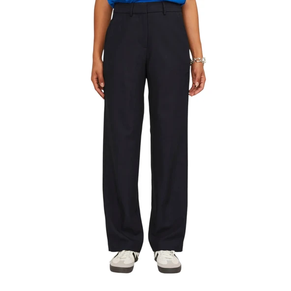 Kadın Yüksek Bel Kumaş Pantolon - Resim 5