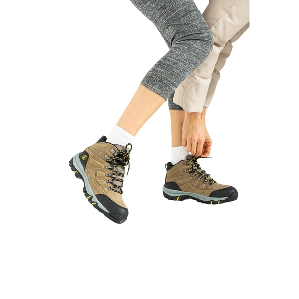 Homer Hakiki Deri Outdoor Su Geçirmez Kadın Trekking Bot - 4