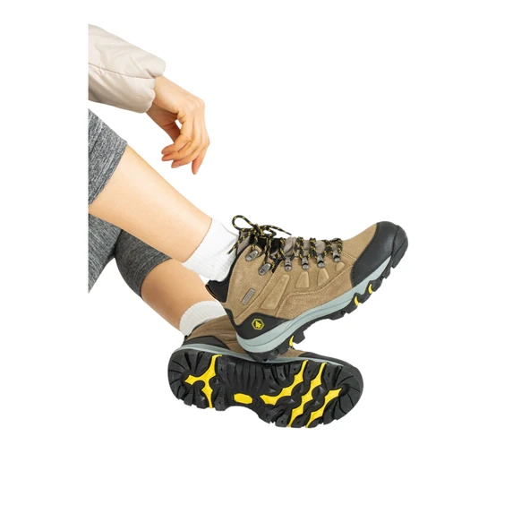 Homer Hakiki Deri Outdoor Su Geçirmez Kadın Trekking Bot - 3
