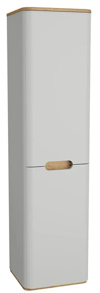 Vitra Sento Çamaşır Sepetli Boy Dolabı, Ayaksız, Sol, Mat Açık Gri, 66004