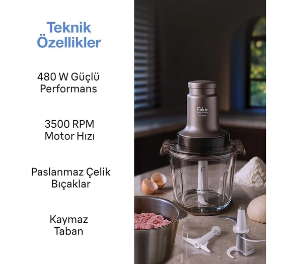 Fakir FW3503 3'ü 1 Arada Doğrayıcı - 7