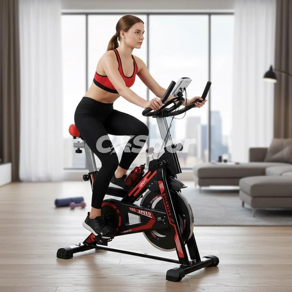 Spinning Bike Dikey Kondisyon Bisikleti – Ayarlanabilir ve Sessiz Ev Tipi Egzersiz Aleti - 3