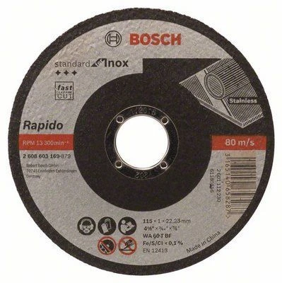 Bosch İnox Kesici 115 mm