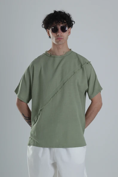Tasarım Yeşil T-Shirt - 1