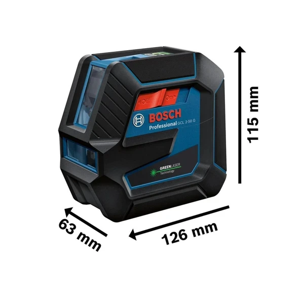 BOSCH GCL 2-50 G + RM 10  HIZALAMA LAZERI - 2