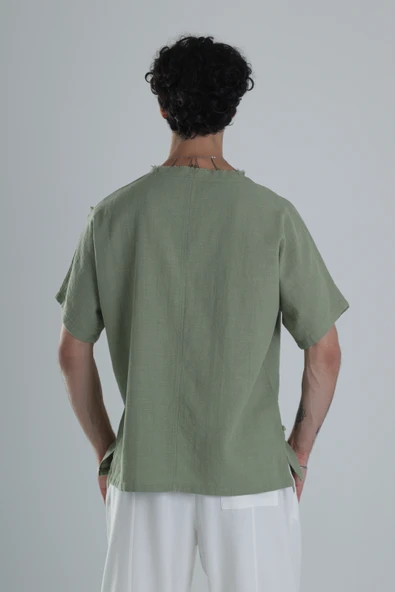 Tasarım Yeşil T-Shirt - 4