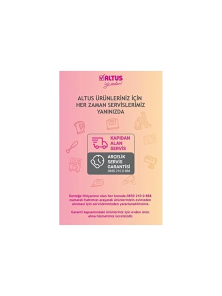 Altus AL KM 846 M 8 kg Çamaşır Kurutma Makinesi - 5