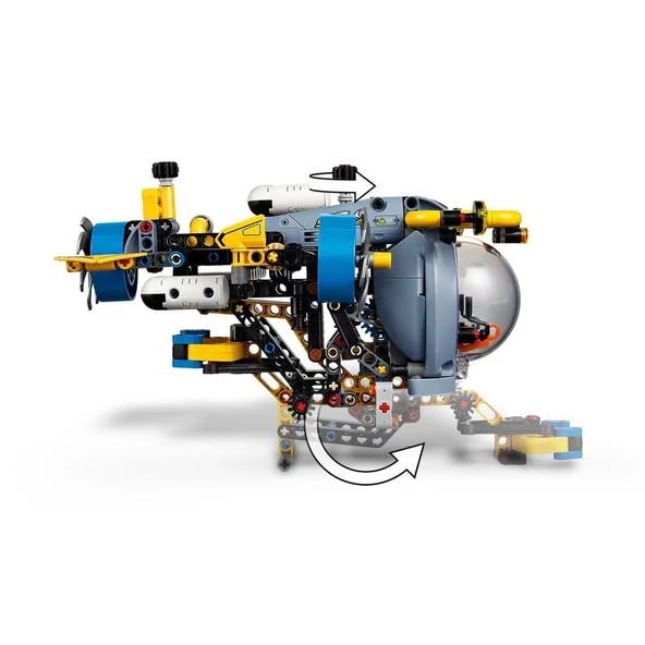 42201 Lego Technic Derin Deniz Araştırma Denizaltısı 413 parça +9 yaş - 5