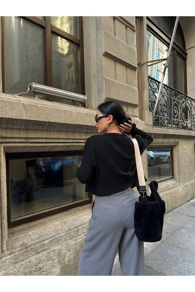 MY DEPO Kadın Triko Hırka Takım - Resim 4