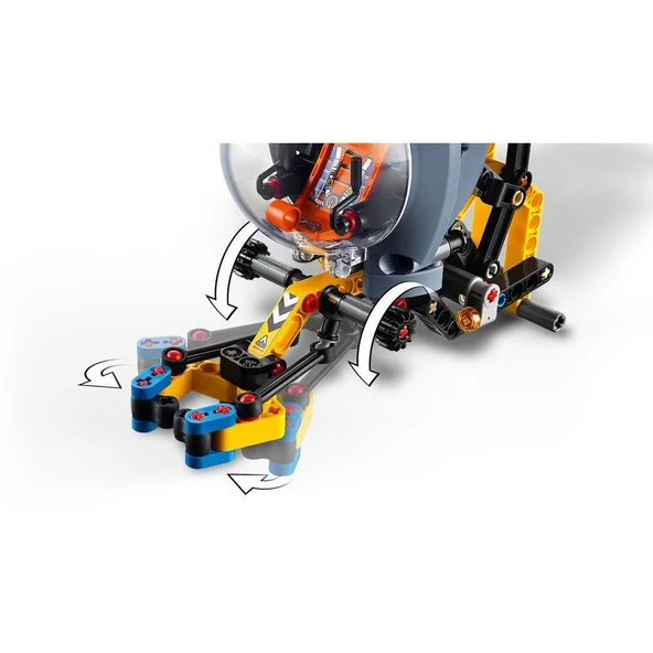42201 Lego Technic Derin Deniz Araştırma Denizaltısı 413 parça +9 yaş - 6