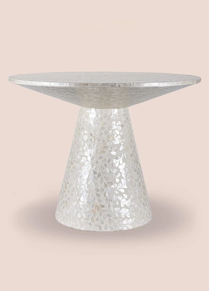 The Mia Sedef Tabure Yan Sehpa 66x50 cm TLC0116 - Resim 7