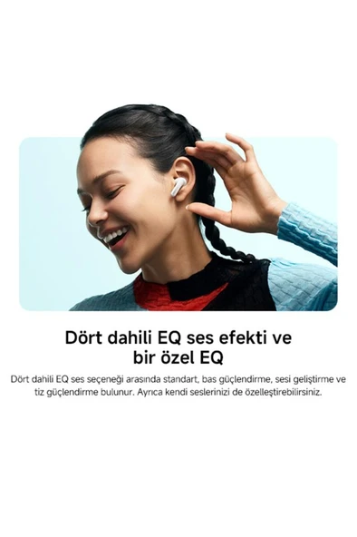 Redmi Buds 6 - Beyaz Kulakiçi Kulaklık TWS (Xiaomi Türkiye Garantili) - Resim 5