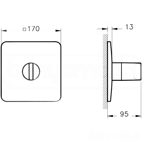 Artema Suit L Yönlendirici (V-Box Sıva Altı Grubu) A42685 - Resim 2