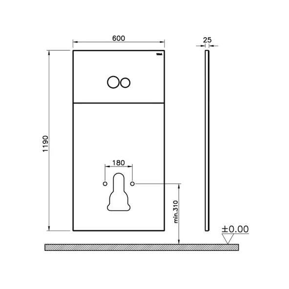 Vitra Kumanda Paneli, Voyage, Bej-Cam, 740-1902 - 2