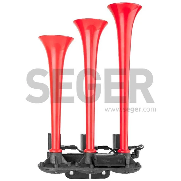 Seger Üç Borulu Saydirmali Arap Dali Dali Korna 86EH24.000.03 - Resim 3