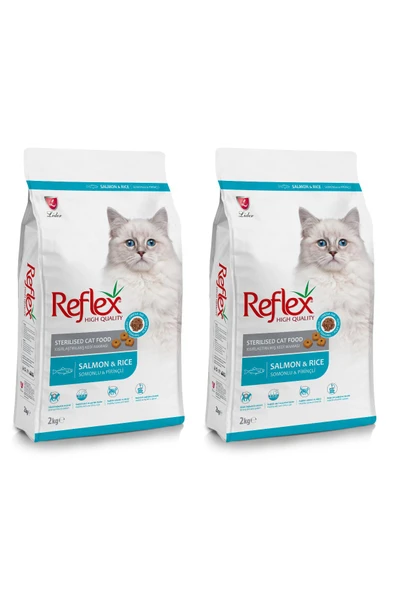 Reflex Somonlu Kısırlaştırılmış Kedi Maması 2 Kg X 2 Paket ürün görseli