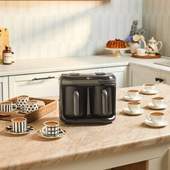 Karaca Hatır Hüp Düet Aroma İkili Türk Kahve Makinesi Soft Cream ürün görseli