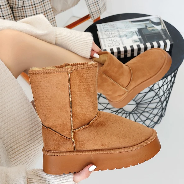 Sophia Taba Süet Bot - Resim 4