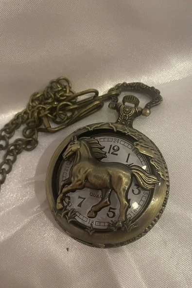 Saat Cep Saati Köstekli Saat At Atlar ürün görseli