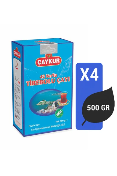 Çaykur 42 Nolu Tirebolu Çayı 500 Gr X 4 Adet