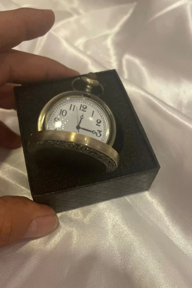 Saat Cep Saati Köstekli Saat Yazı Yazılır - Resim 3