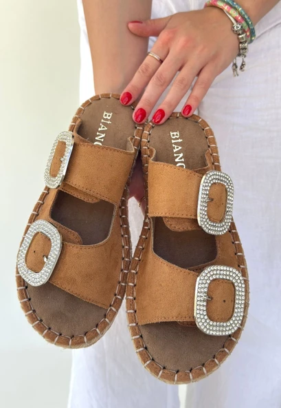 Hertas Vizon Nubuk Tokalı Terlik ürün görseli