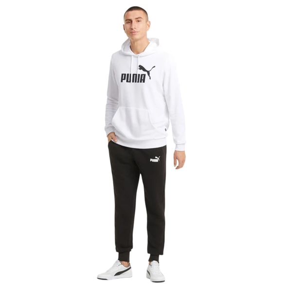 Erkek Sweatshırt Kapüşonlu Ess Big Logo Hoodie Tr 586688 - Resim 2