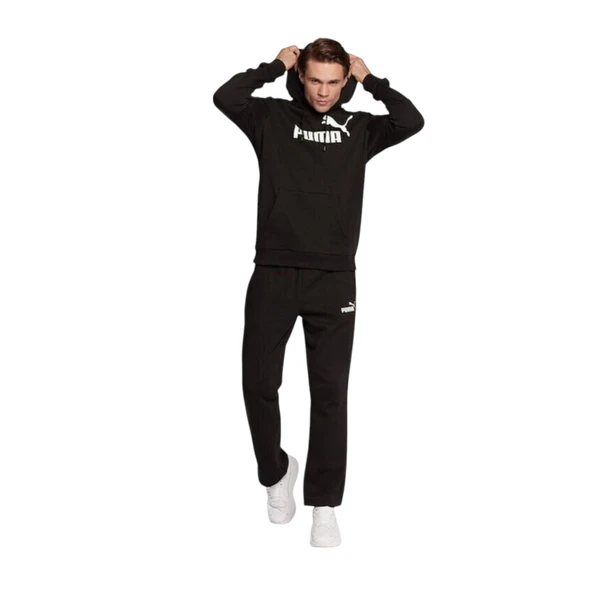 Erkek Sweatshırt Kapüşonlu Ess Big Logo Hoodie Tr 586688 - Resim 6