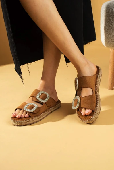 Hertas Vizon Nubuk Tokalı Terlik ürün görseli