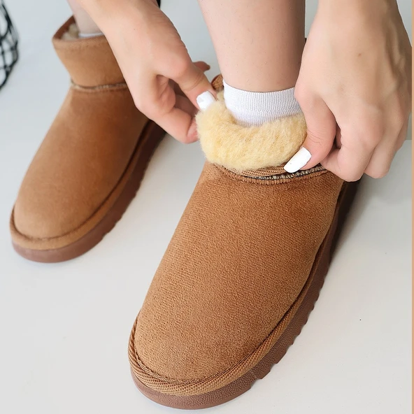 Elsa Taba Süet Bot - Resim 4