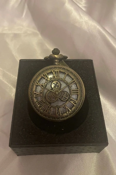 Saat Cep Saati Köstekli Saat Kapaklı - Resim 2