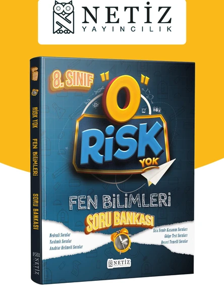 Netiz Risk Yok 8.Sınıf Fen Soru Bankası ürün görseli 1