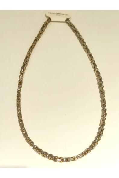 Monalisa Home Renkli  Lüks Figürlü Gösterişli Zincir Erkek Kolye