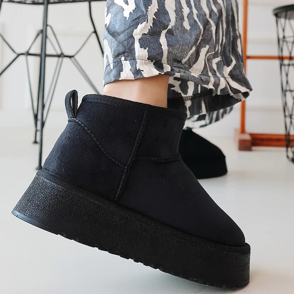 Linne Siyah Süet Bot - Resim 3