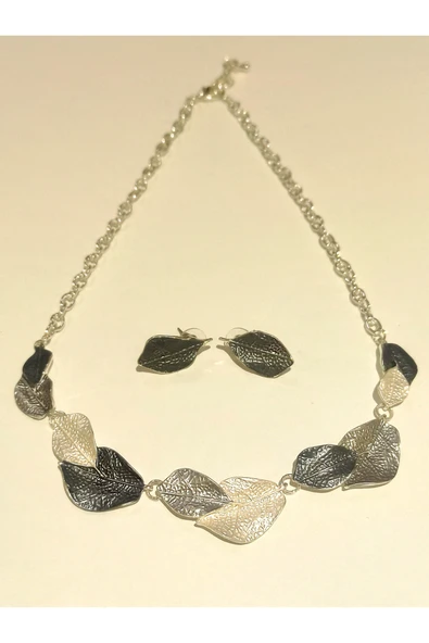 Monalisa Home Renkli  Lüks Figürlü Gösterişli Küpe Ve Kolye Takım ürün görseli 1