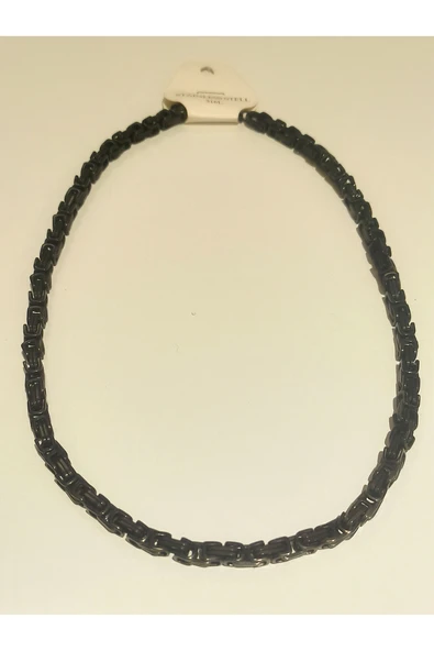 Monalisa Home Renkli  Lüks Figürlü Gösterişli Zincir Erkek Kolye ürün görseli 1