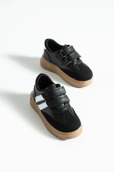 Albishoes Unisex Erkek - Kız - Çocuk Bebek Işıklı Cırtlı Okul Ayakkabısı Sneaker Çocuk Spor Ayakkabı - 4